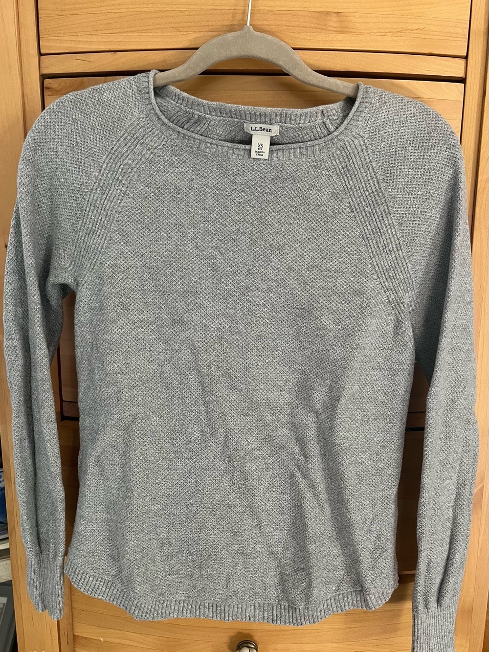 L.L. Bean Women's Gray Crewneck Sweater - Classic Knit
